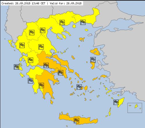 Πρόβλεψη για ασυνήθιστα μετεωρολογικά φαινόμενα