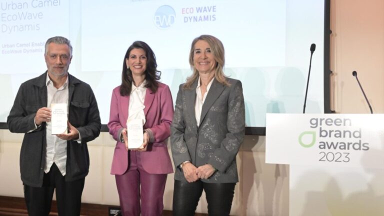 Διάκριση της Eco Wave Dynamis του Δημήτρη Λυγερή στο Green Brand Awards 2023