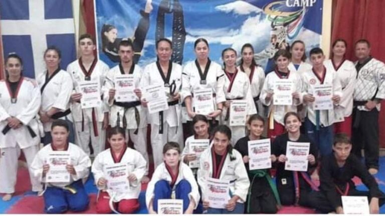 Ο Κορεάτης προπονητής Kang Jong-Kil στο 3ο Aegean Taekwondo Camp 2024 του ΠΑΣ Ίκαρος